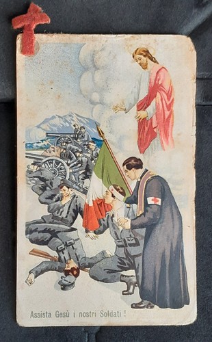 Santino militare italiano - militare,
