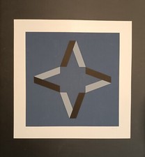 Balocco Mario Serigrafia Originale Firmata a Matita Cm 50x50