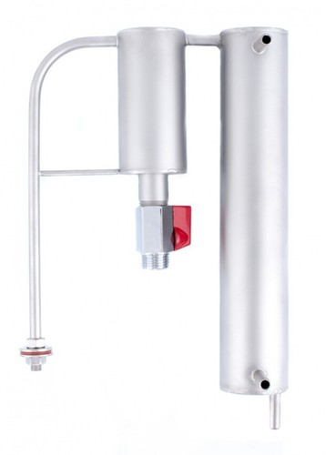 Distillatore acciaio 25cm - 25cm, +