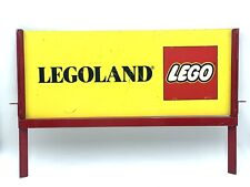 Lego display shop vintage Store Display Panel  LEGOLAND   rare Panel Metal #NY