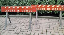 2 Cartelli vintage lavori in corso