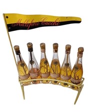 Raro Set Pubblicitario Millefiori Cucchi Supporto Metallo 