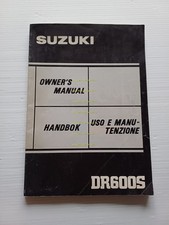 SUZUKI DR 600 S 1984 manuale