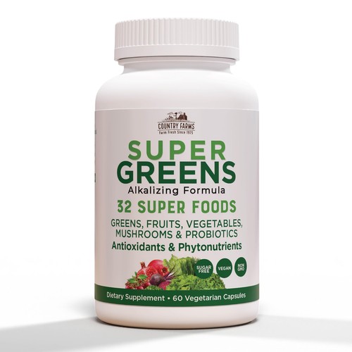 Super greens vegicaps - super, 32