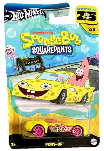 Hot wheels pony spongebob - up,