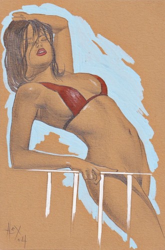 Disegno donna nuda x10 - donna,