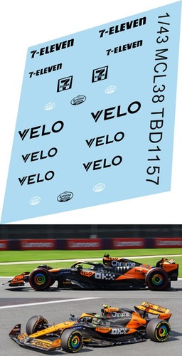 Missing decals for - 1/43, missing decals
