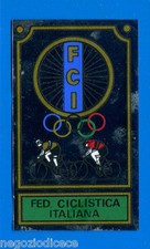 Figurina/Sticker CAMPIONI DELLO SPORT 1967/68 - STEMMA FCI -FED. CICLISTICA-rec