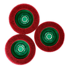 Tris spazzole pad (ruvide)