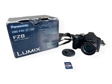 Panasonic Lumix DMC FZ8 fotocamera digitale compatta zoom 12x F2.8 obiettivo Leica 7 MP 8 GB