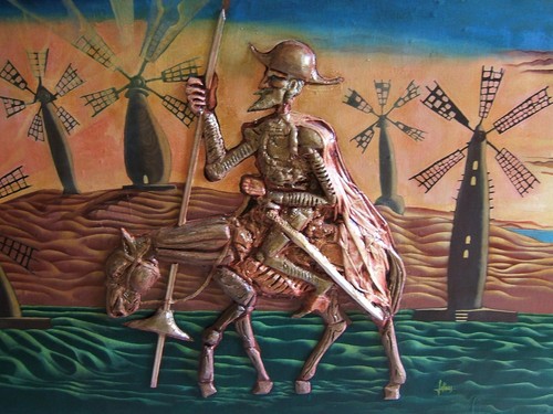 Don chisciotte quadro - "don,