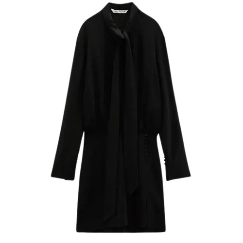 Abito nero elegante vita di - vita,