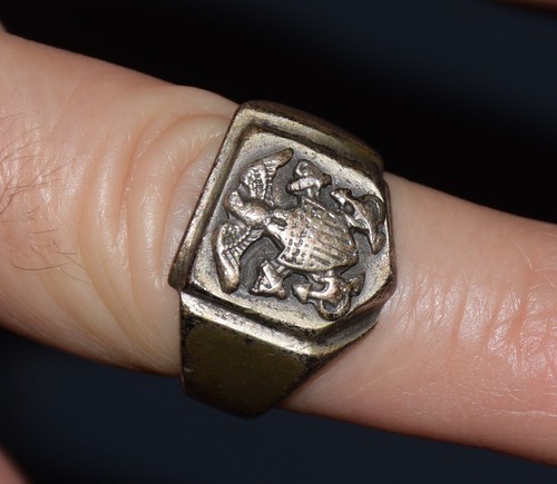 Anello uomo vintage - da, ww2