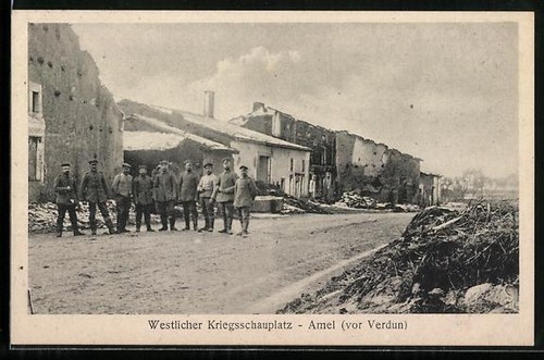 Cpa amel verdun - cpa, soldats