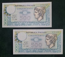 2 BANCONOTE- REPUBBLICA