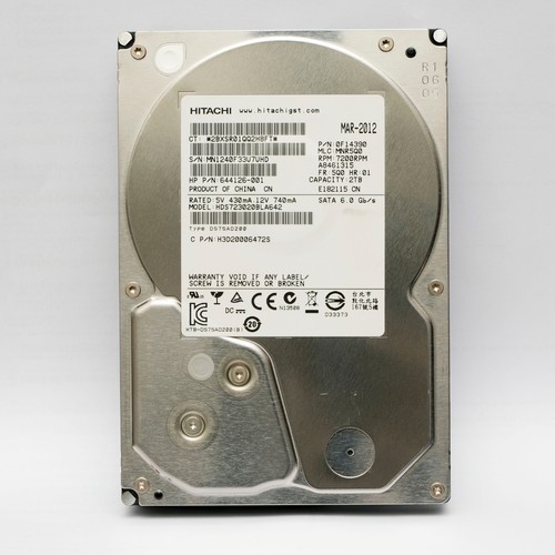 Hitachi hds723020bla642 2tb - hitachi,
