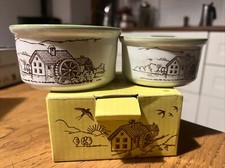 🟢 Le Cantastorie Set 2 Ciotoline Impilabili Mulino Bianco Barilla 2012 Verdi