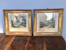 Coppia di Stampe Impero con