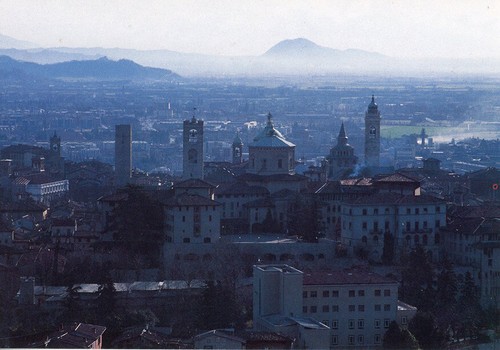 Cartolina bergamo postcard - cartolina,