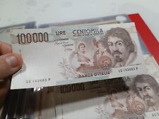 100000 Lire Caravaggio