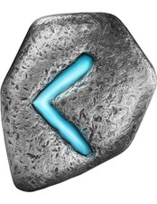 KENAZ CAST RUNE Alfabeto Effetto UV 1 Oz Argento Germania 2025