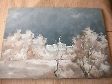 LEONARDO DE MAGISTRIS "Inverno scorcio del Cupolone"(70x50) olio su tela.1976