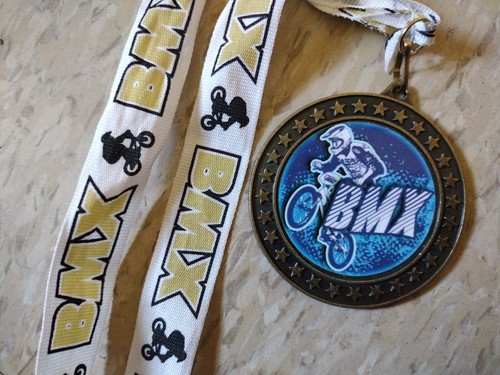 Medaglia bici motocross - medaglia, bmx