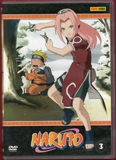 DVD ANIME NINJA,NARUTO 3,PLANET MANGA VIDEO sakura,sasuke,zabusa,haku,kakashi,dc