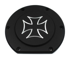 Coperchio motore destro posteriore - Cross - nero opaco - Yamaha XVS 1300 Midnight Star