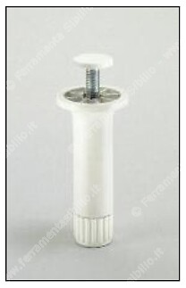 Piedino regolabile plastica - piedino,