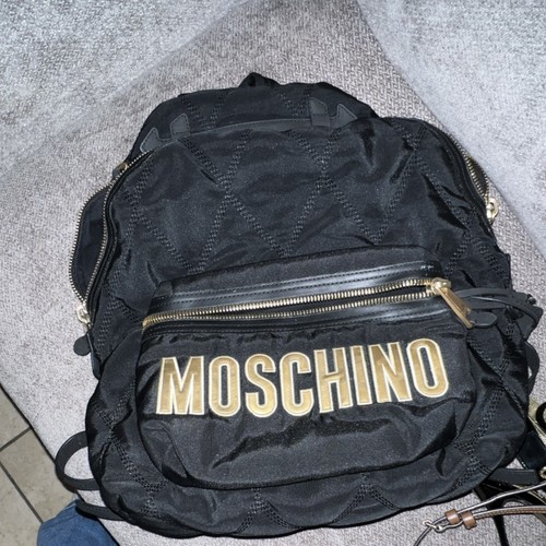 Moschino black quilted - black,