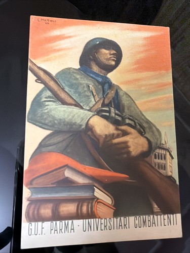 Cartolina militare fascismo - militare,