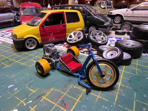 Diorama scala drift trike - scala,