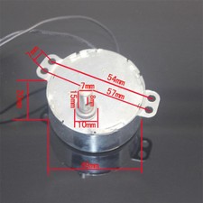 49TYC 3-35RPM Motore Sincrono Magent Permanente AC220V 4W Bassa Velocità CW/CCW 