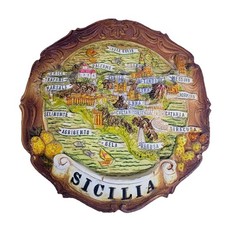 Vintage Sicilia Carved Resin