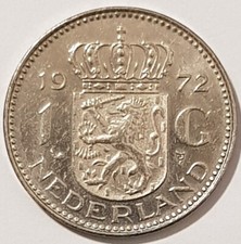 Olanda moneta da 1 gulden e 25 cent dal 1963 al 1978