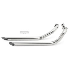 Staggered Exhaust Muffler Pipe