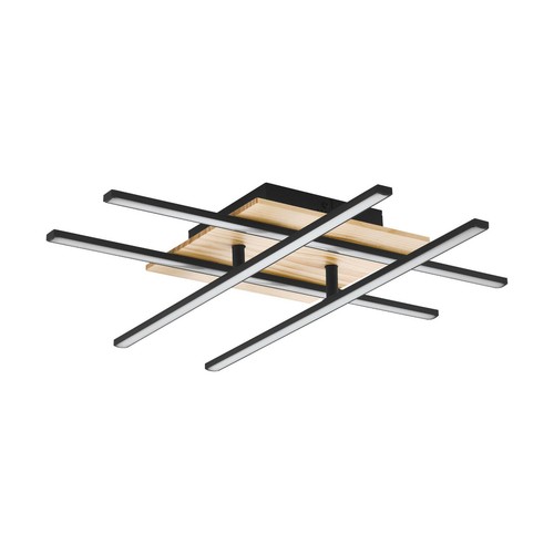 Modern led ceiling light wood - modern,