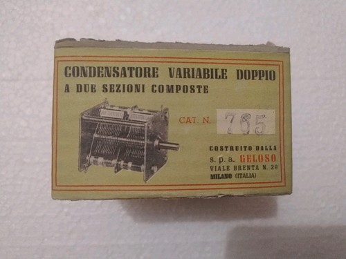 Geloso condensatore variabile - geloso,