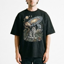 Shirt celeste galassia - t-shirt,