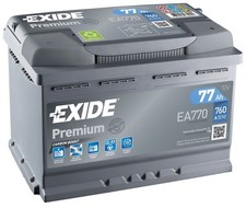 Batteria Exide EA770 12v 72ah