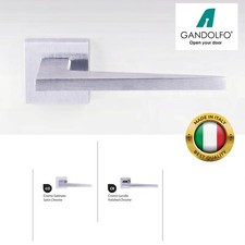 Coppia maniglie maniglia per porte interne modello VENEZIA, design squadrato