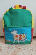 FRUTTOLO ZAINO ZAINETTO CM. 85 MUCCA NESTLÉ PUBBLICITÀ ANNI 80 VINTAGE 80's