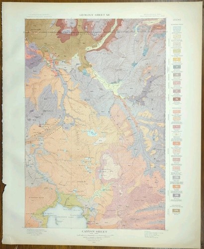 Mappa vintage 1904 usgs - 1904,
