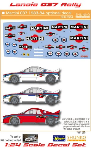 Set decalcomanie 1983 - 1:24, 1983-85