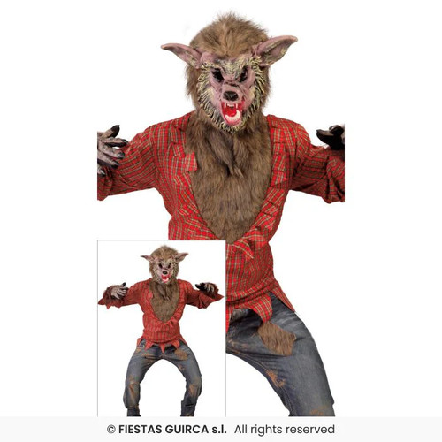 Costume lupo mannaro con - costume,