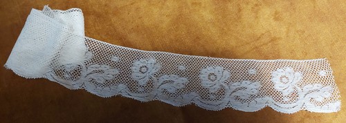 Pizzo antica cotone bianco - pizzo,