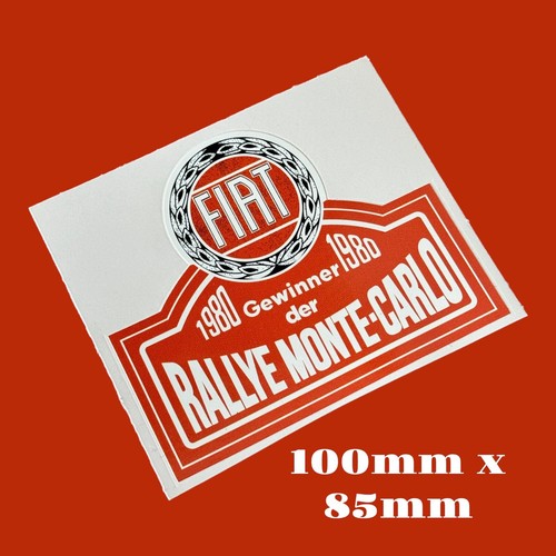 Adesivo fiat rally montecarlo - fiat,