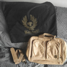 BELSTAFF BAG-Messenger Bag-MALENOTTI-MADE IN ITALY-VINTAGE-LEATHER-24-hour bag-