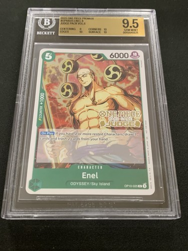 One piece tcg bgs enel - piece,